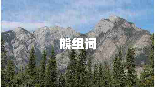 熊組詞