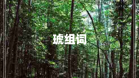 琥組詞
