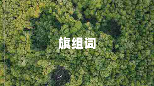 旗組詞