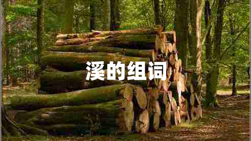 溪的組詞