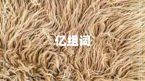 億組詞