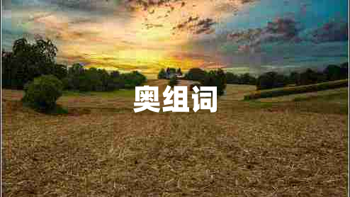 奧組詞