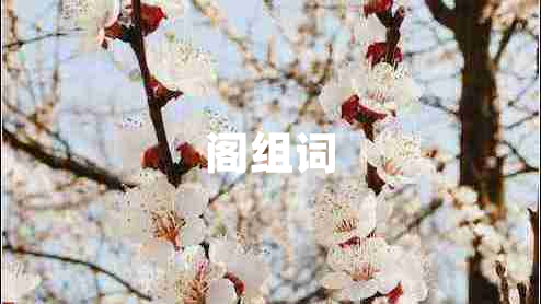 閣組詞