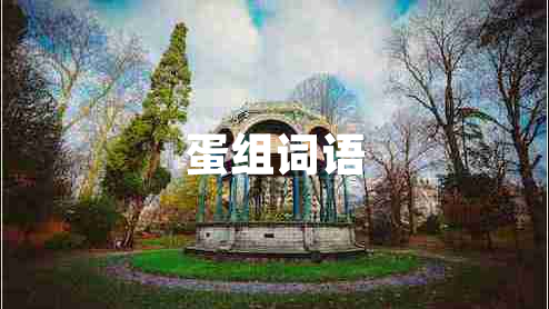 蛋組詞語(yǔ)