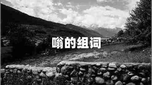 嗡的組詞