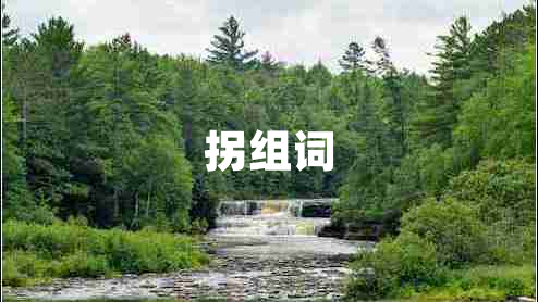 拐組詞