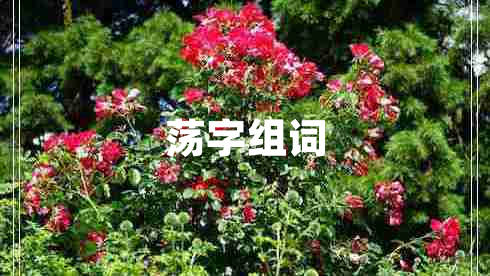 蕩字組詞