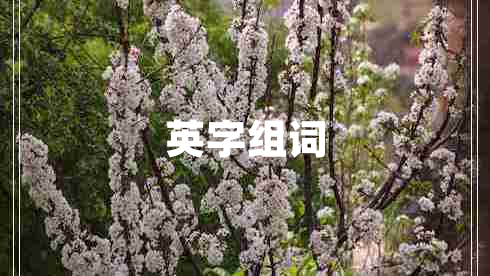 英字組詞