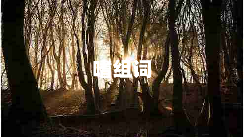 嗜組詞