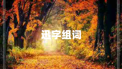 迅字組詞