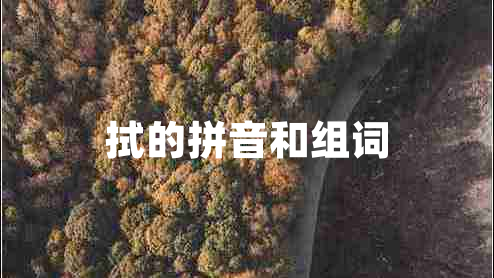 拭的拼音和組詞