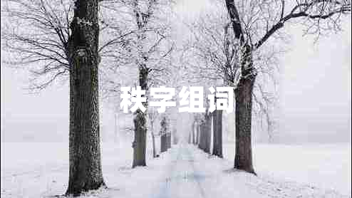 秩字組詞