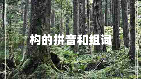 構的拼音和組詞