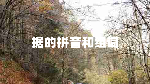 據的拼音和組詞