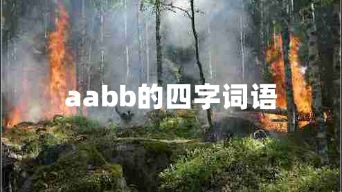 aabb的四字詞語(yǔ)