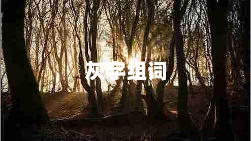 灰字組詞