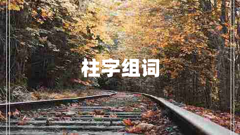 柱字組詞