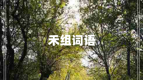 禾組詞語(yǔ)