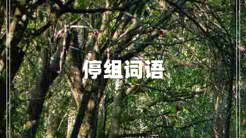停組詞語(yǔ)