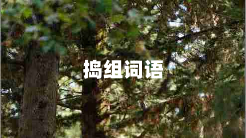 搗組詞語(yǔ)