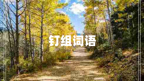 釘組詞語(yǔ)