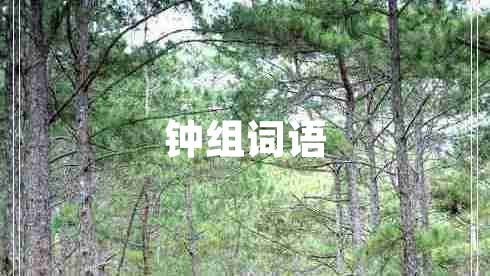 鐘組詞語(yǔ)