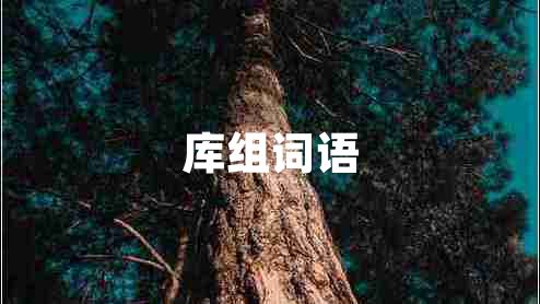 庫組詞語(yǔ)