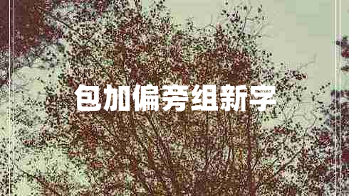 包加偏旁組新字