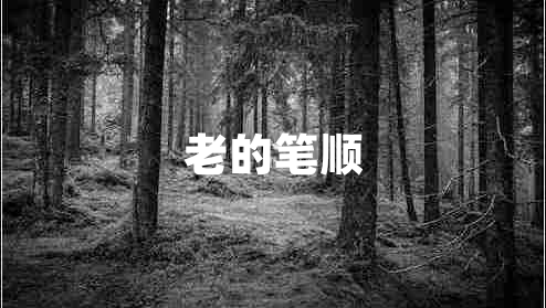 老的筆順