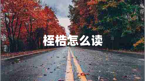 桎梏怎么讀