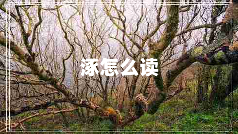 涿怎么讀