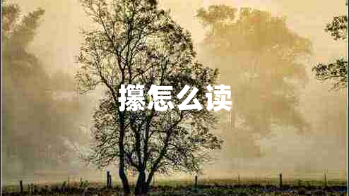 攥怎么讀