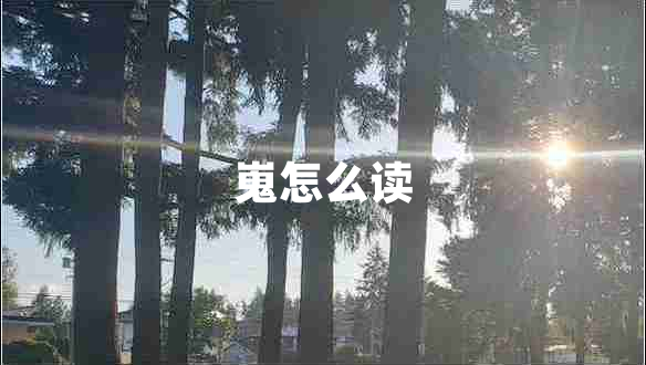 嵬怎么讀