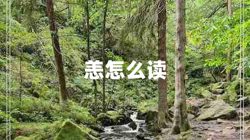 恙怎么讀