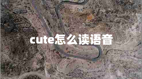 cute怎么讀語(yǔ)音