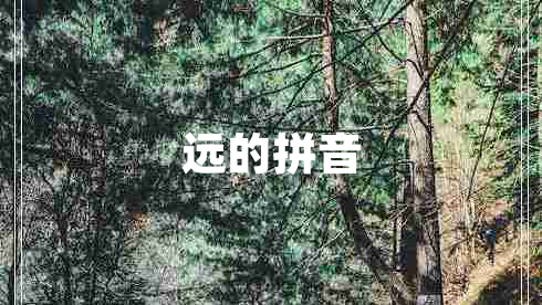 遠的拼音