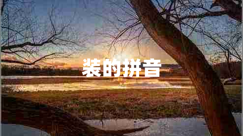 裝的拼音
