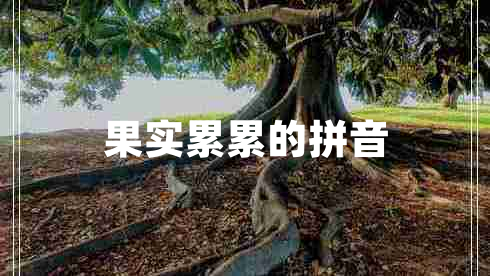 果實(shí)累累的拼音