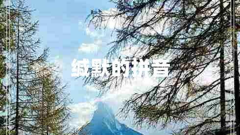 緘默的拼音