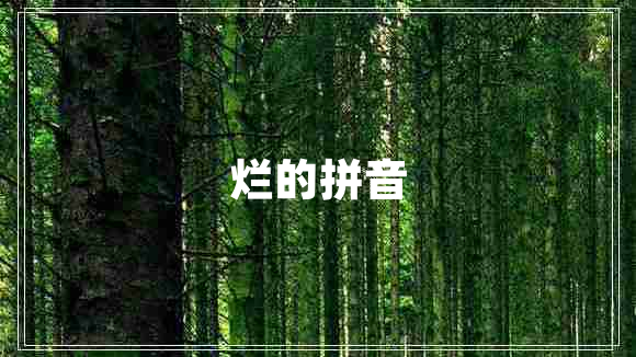 爛的拼音