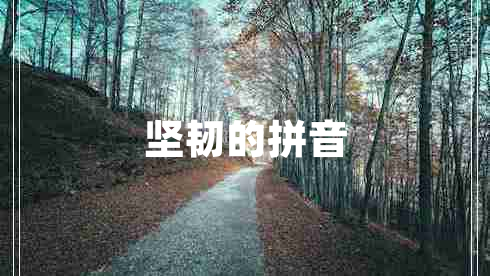 堅韌的拼音