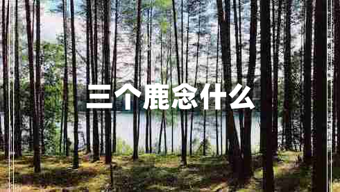三個(gè)鹿念什么