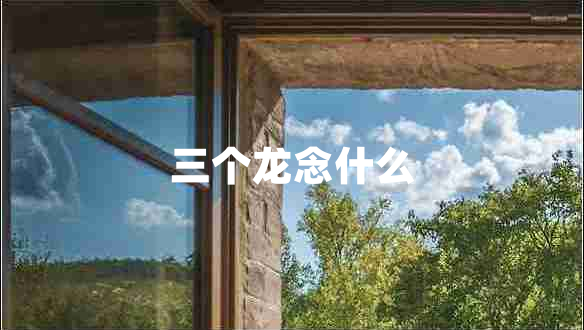 三個(gè)龍念什么