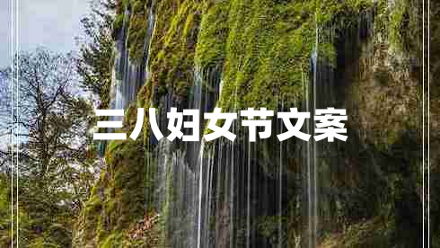 三八婦女節文案