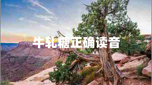 牛軋糖正確讀音