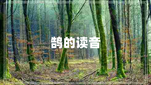 鵠的讀音