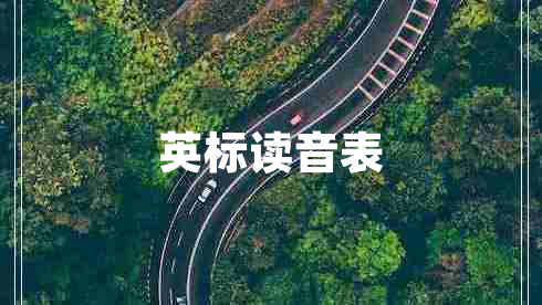英標讀音表