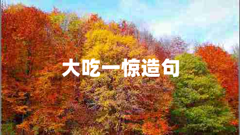 大吃一驚造句