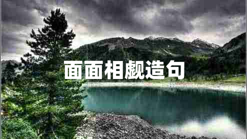 面面相覷造句
