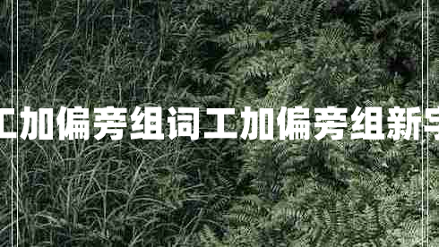 工加偏旁組詞工加偏旁組新字